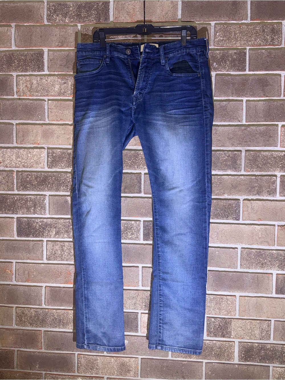 Joseph Abboud Men's Straight Blue Denim Jeans